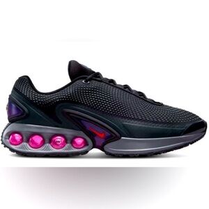 Nike Air Max DN M 10 / W 11.5 (Black/Dark Smoke Grey/Anthracite/Light Crimson)